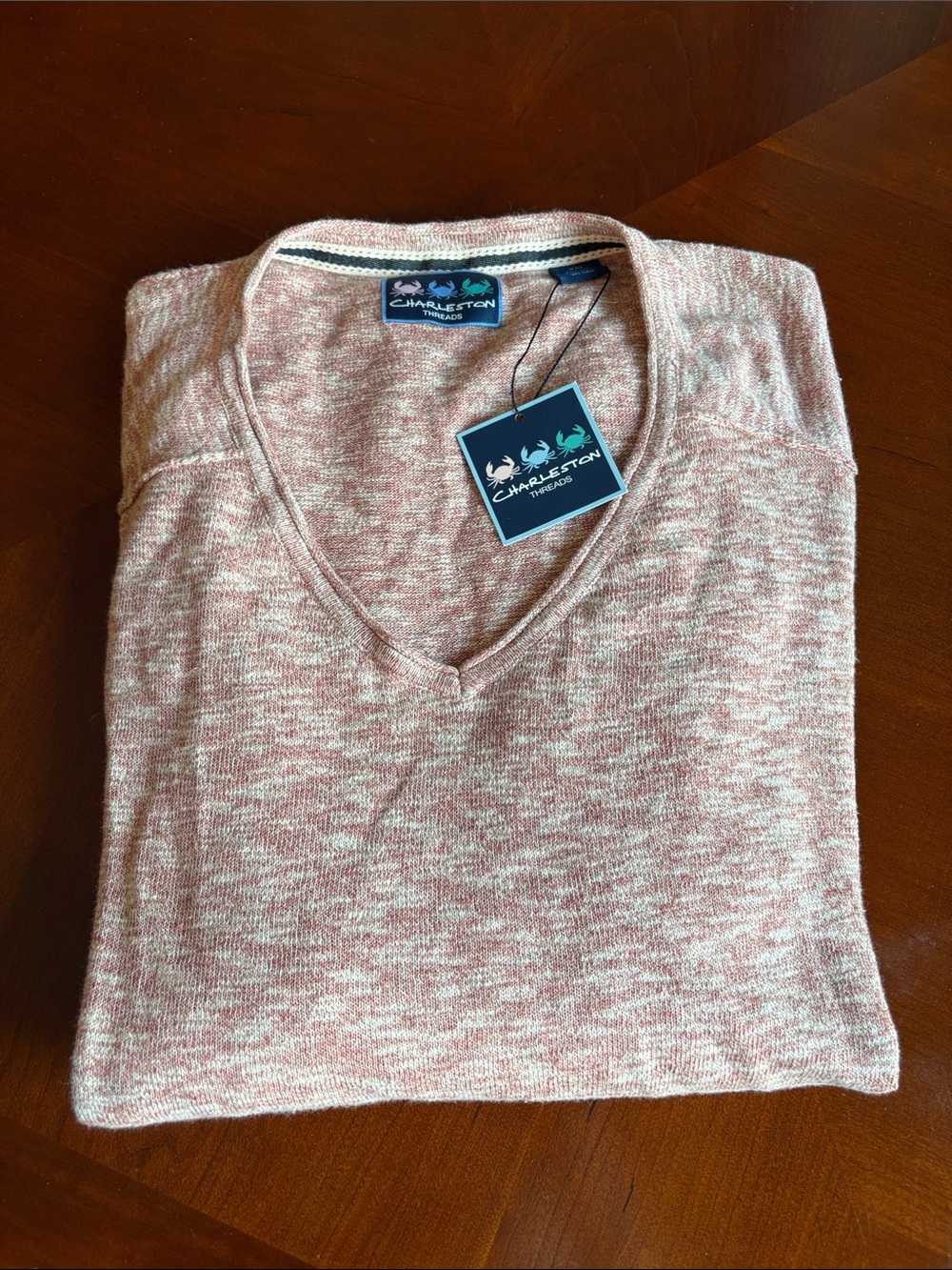 Charleston Threads V-Neck Sweater